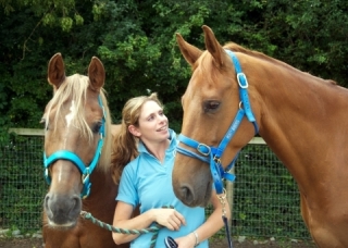 Bridget with Rebel and Henry - Photo © Simon Palmer - Into The Lens